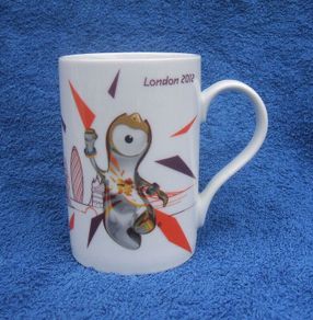 2012 SUMMER OLYMPICS (30th Olympiad) - an official merchandise mug featuring mascot Wenlock