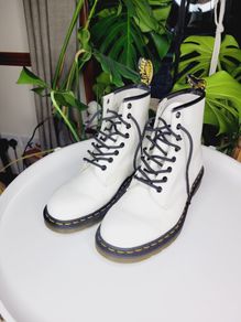 Dr Martens White Boots 11822