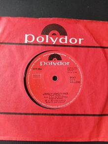 Lovely Lovely Face 7" vinyl single Irish pressing The Bray City Rollers