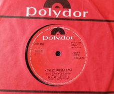 Lovely Lovely Face 7" vinyl single Irish pressing The Bray City Rollers
