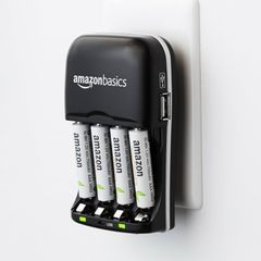 Amazon Basics Battery Charger w/ USB