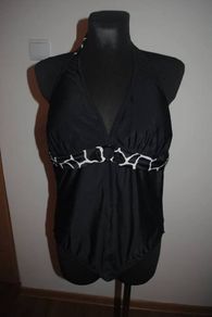 M&S Black swimsuit size UK20 EU48 Perfect condition Postage included