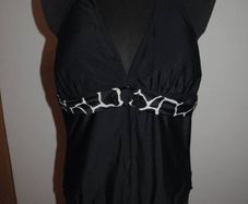 M&S Black swimsuit size UK20 EU48 Perfect condition Postage included