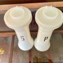 Vintage Tall 1970s MCM Atomic Retro Tupperware Salt and Pepper Shakers Image 4