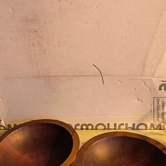 Baribocraft Maple Wood Bowl Set: Mid Century Modern Snack Bowls or as trincklet dish. signed on the back made in Canada 18.00 euro  each.