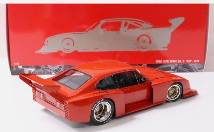 Ford Capri Turbo Size 5 Red 1979 - Minichamps - 1/18 - NEW in BOX
