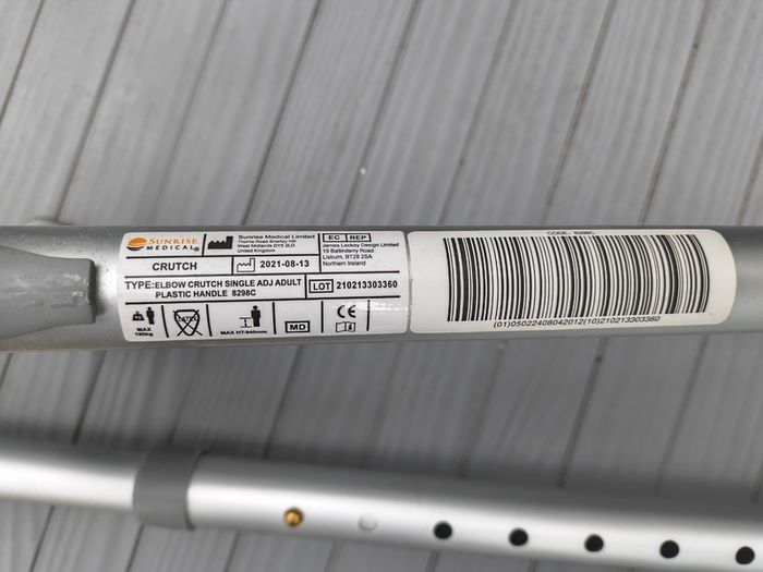 Sunrise Medical adjustable crutches