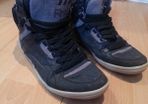 Cheap black bershka high top shoes