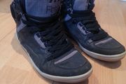 Cheap black bershka high top shoes