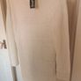 Boohoo roll neck cream fisherman jumper dress  size M UK12/14 EU40/42 Postage included Image 5