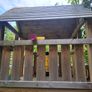 Wooden Playhouse with Slide & Climbing Frame Image 5