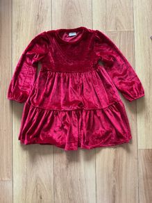 Red velvet Girls Dress 3-4years