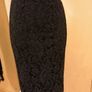 Women's Skirt Black Lace Size NWT REDUCED 14 Image 3