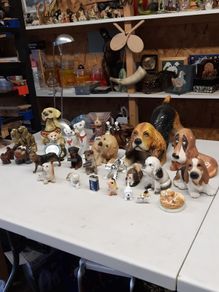 Dog figurines collection