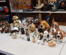 Dog figurines collection