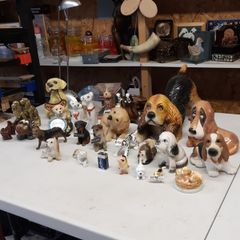 Dog figurines collection