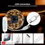 5m Flexible LED Dimmable Rope Light strip light- USB-Powered 3 Color Modes (Warm White/Natural White/Cold White), Adjustable Brightness, Image 7