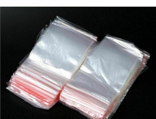 Clear Resealable Zip Lock Plastic Bags 100pcs Small Sizes