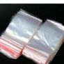 Clear Resealable Zip Lock Plastic Bags 100pcs Small Sizes Image 4