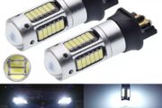 2pcs Xenon White PW24W PWY24W LED Bulbs For Audi BMW VW Daytime Running Lights