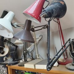 Lamp collection 9 in total Antique