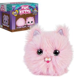 Purr n Fluff Surprise Reveal Interactive Toy Pet, Over 100 Sounds and Reactions Cute and Fluffy Cat Kids Toys for Girls & Boys Christmas Gifts For Grandkids, Children (FREE POSTAGE)