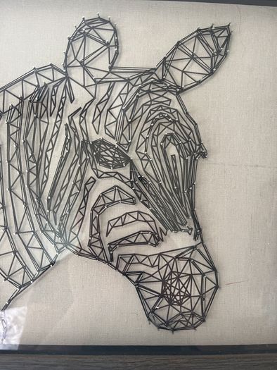 zebra wall art