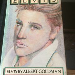 Rare elvis 1980s hardback book free postage