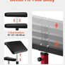 Preacher Curl Bench, Strength Training Biceps Machine, Max load 440 LBS Home Gym Equipment, Seated Arm Isolated Barbell Dumbbell Bicep Station Image 3