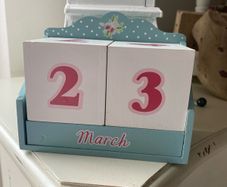 ShabbyChic  Calendar Block 5e