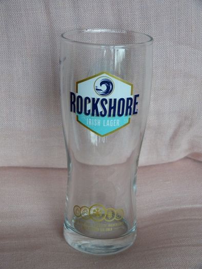 Smithwicks and Rockshore pint glasses