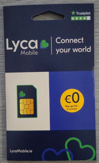 Lyca Mobile Pay As You Go SIM card