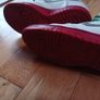 Womens Nike Dunks High White Metallic Silver and Cherry  Size UK 3.5 Image 5