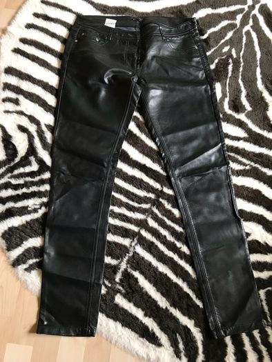 Sisley Faux Leather Trousers