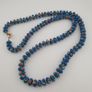 Vintage Tiny Blue Eyes Glass Beads Necklace Image 7