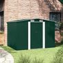 Garden Storage Shed Green Image 2