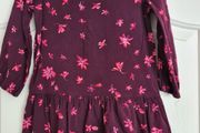 girls plum red dress
