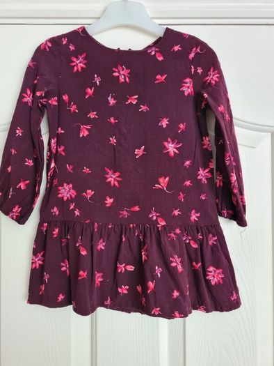 girls plum red dress