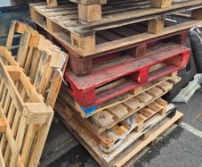 wooden pallets