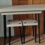 Ikea Fridnas Nesting Table/Desk/Console Table/ Stools - must go this week Image 2