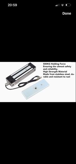 magnetic door lock magnetic door lock boasts an impressive weight capacity of up to 500kg/1102lb