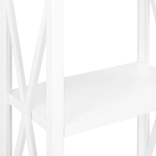 Bookcase with 1 Drawer White 60x30x170 cm MDF