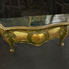 large low console or decorative flat screen tv stand