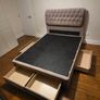 Harvey Norman Duval Regency King Bed - 4 Drawers - Oyster Image 6