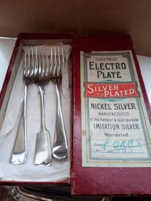 Vintage Silverplated Forks