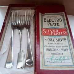 Vintage Silverplated Forks