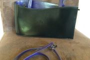 NEW italian leather bag + strap