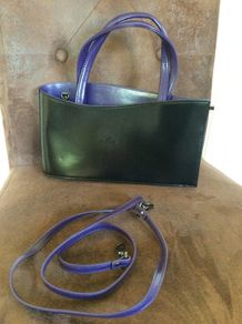 NEW italian leather bag + strap
