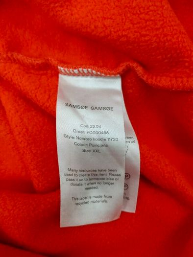 Samsoe Samsoe Norsbro Hoodie Mens XXL