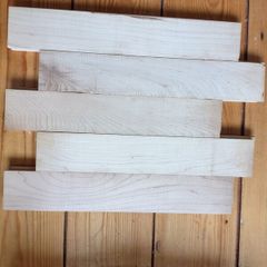 30 Vintage Raw Maple Wood Blocks for Floor Repair or Craft Blanks.